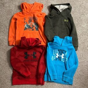Under Armour Kids Hoodie Set - Orange, Olive, Red, Blue